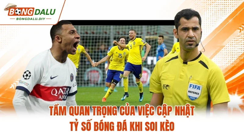 Tầm quan trọng của việc cập nhật tỷ số bóng đá khi soi kèo